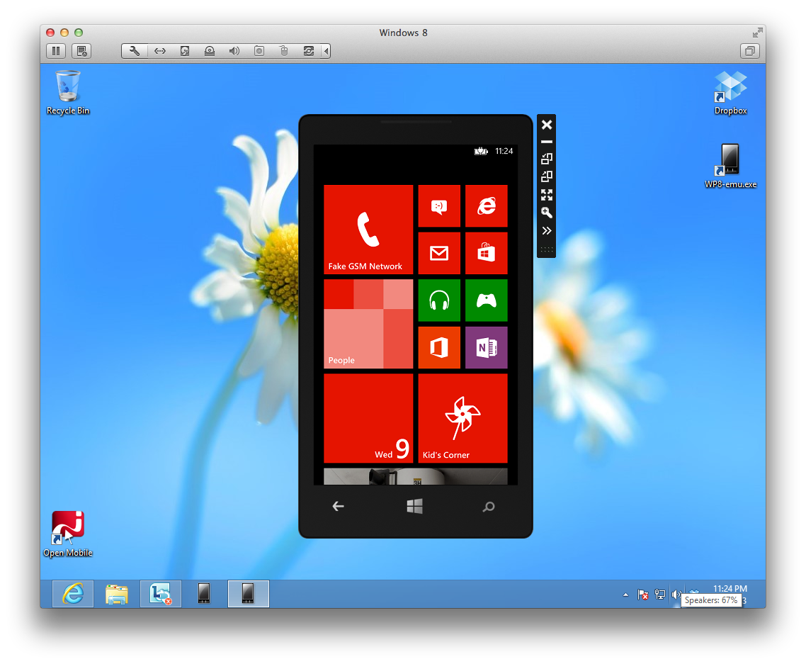 windows phone emulator